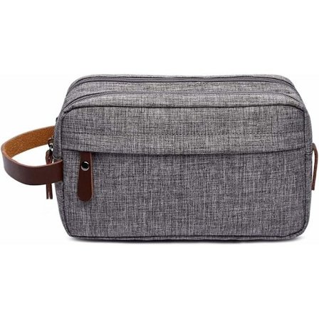 Miesten Toilettilaukku Kahdella Osastolla - 24.9 x 8.9 x 15 cm - Laajar