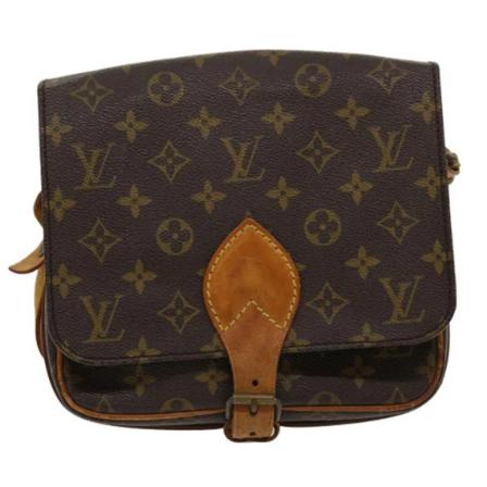 Louis Vuitton Vintage, Pre-owned Canvas louis-vuitton-bags Bruin, Dames, Maat:ONE Size
