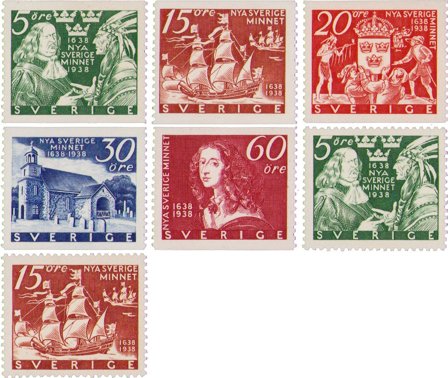 Sverige - AFA 250-254+250B-251B - Postfrisk