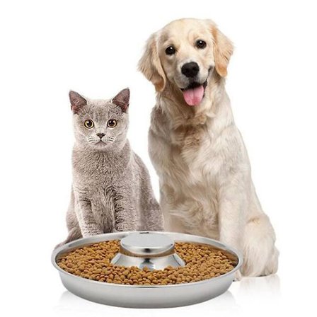 Piao Trixie 25282 Puppy Bowl, Rostfritt Stål, 4 L/ 38 Cm