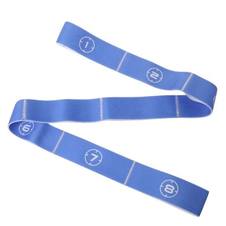 Fitness Resistance Band Strap Yoga Bred Nylon Body Building Training Elastiskt Gym Blue