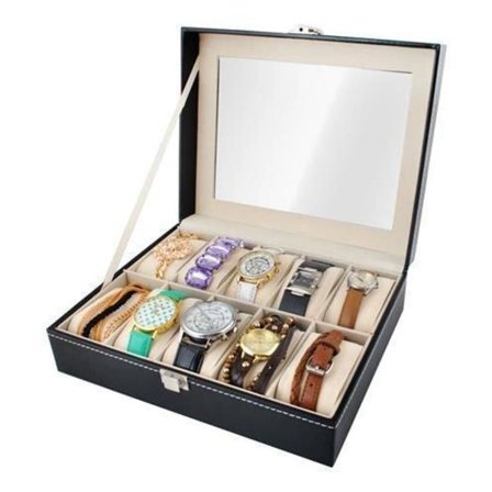 Kellorasia / Kellolaatikko 10 kellolle - Eksklusiivinen ja tyyli