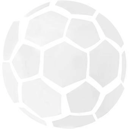 Fotball Speil Vegg Klistremerke Akryl Veggdekor Selvklebende Veggdekor Klistremerke for Soverom