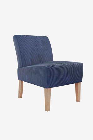 Dorel Home - Lounge-tuoli Hazen - Sininen - Tuolit - - Homeroom