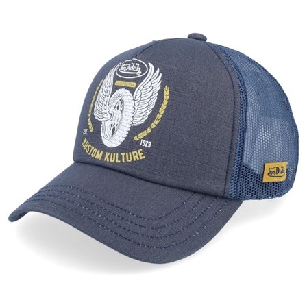 Von Dutch - Blau Trucker Cap - Crew Blue Trucker @ Hatstore