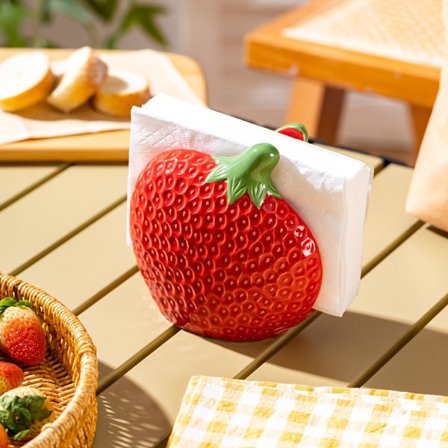 Kreativ servetthållare i keramik för restaurangbord och skrivbord, servettdispenser och förvaringslåda, ny design.