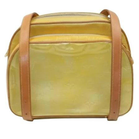 Louis Vuitton Vintage, Pre-owned Leather louis-vuitton-bags Geel, Dames, Maat:ONE Size