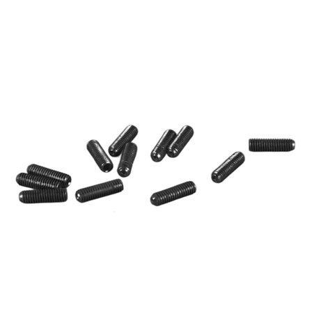 12 stk. Elektrisk guitar sadelhøjde justeringsskruer brohøjde justering hex skruer sort