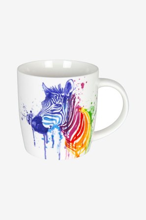 Könitz - Krus Vandfarvet zebra - Flerfarvet - Kopper & krus - Fra Homeroom