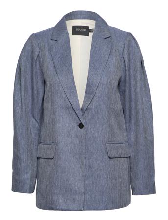 Sldawson Blazer Blazers Single Breasted Blazers Blå Soaked In Luxury