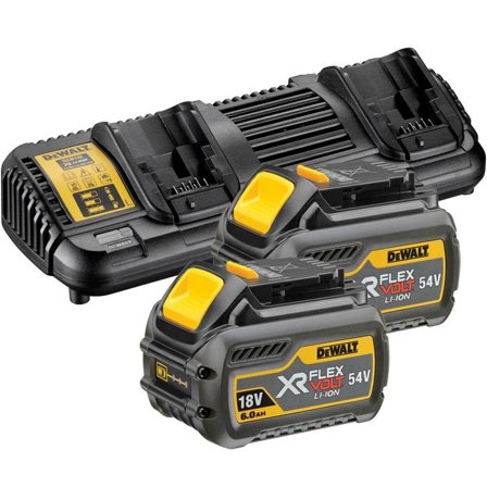 Dewalt DCB132T2 XR FlexVolt Laddpaket, Batterier & laddare
