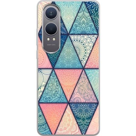 OnePlus Nord CE4 Lite Gjennomsiktig deksel Mandala Triangler