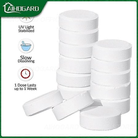 50 st Simbassäng Omedelbar Desinfektionstabletter Klordioxid Brusande Tabletter Klor