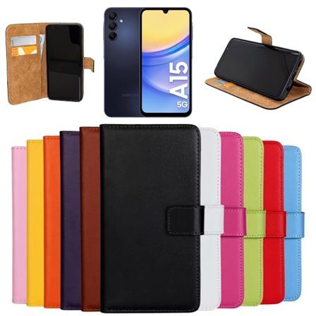 Samsung Galaxy A15 pungetui pung etui cover orange -