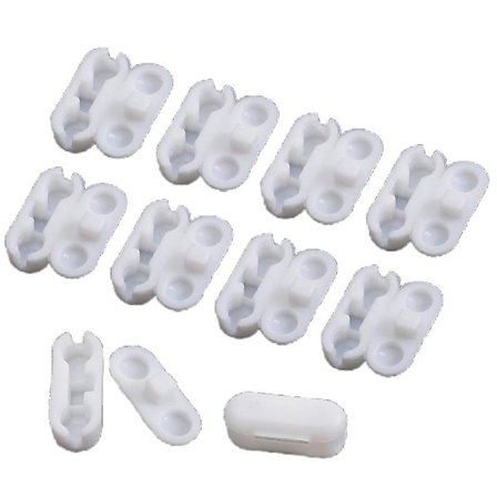 10 st/paket Plast Rullgardin Dragkedja Koppling Gardin Kedja Koppling HFMQV