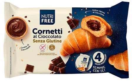 Nutrifree Cornetti Al Cioccolato Senza Glutine 4x60g