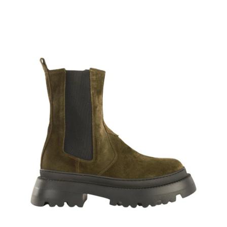 Janet & Janet, Ankle Boots Groen, Dames, Maat:38 EU