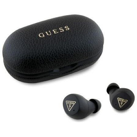 Guess Bluetooth-kuulokkeet GUTWSPGTSPSK TWS + telakointiasema musta Rakeinen Classic Logo