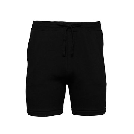 Bella + Canvas Herr Sweat Shorts M Svart