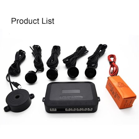 Parkeringssensorsats Omvänd radarljud 12V