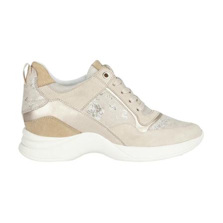 Geox - Sneakers - Beige - Dam - Storlek: 40 Eu, Dam, Storlek: 40 EU