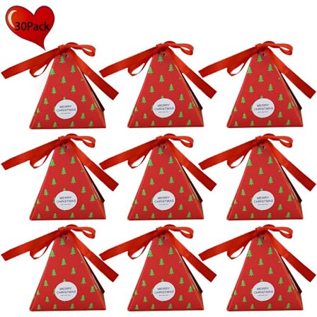 30-pack julbox, julklappar Godis chokladpåsar Semester Semesterfest Dekor Presenter