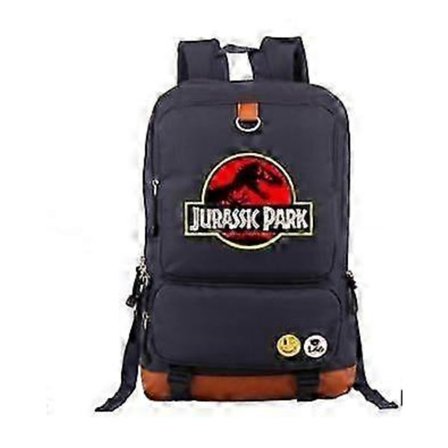 Jurassic World Jurassic Park Rygsæk Skuldertaske Laptop Rygsæk Messenger Skuldertaske Figurer Skole Laptop Rygsæk