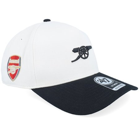 47 Brand - Football Vit adjustable Keps - Hatstore Exclusive x Arsenal Epl- Sure Shot 47 Mvp Dt Sandstone/Black A-Frame Adjustable @ Hatstore