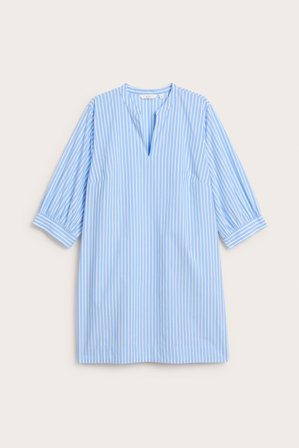 Kappahl | Sukienka z popeliny Niebieski 2XL | Niebieski