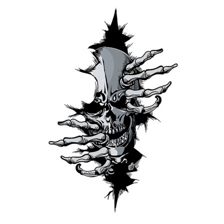 Skull Skull Horror Stickers Decal Sticker Bil Sticker Motor Vehi