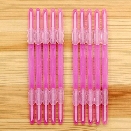 10 kpl sidontaklipsit nauhat irtolehtiset klipsit COLOR 2 COLOR 2