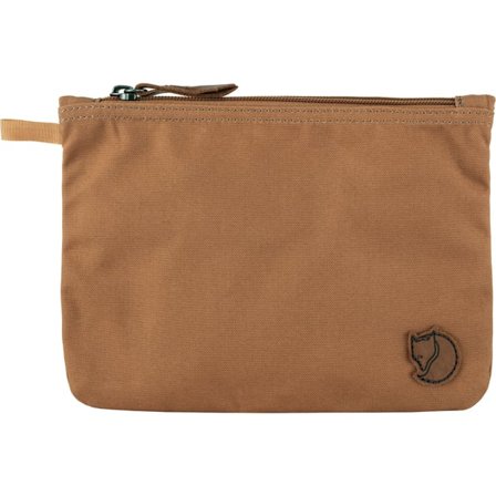 Fjällräven Gear Pocket Bag in Khaki Dust, G-1000/Leather