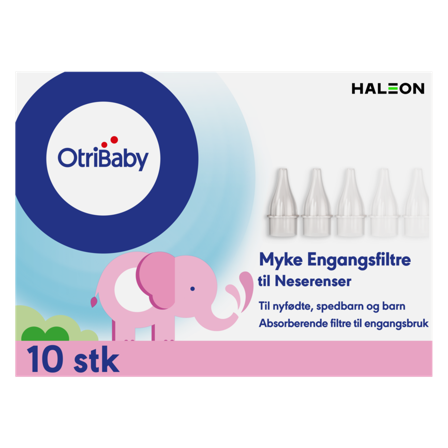 Otribaby engangsfiltre til neserenser 10 stk