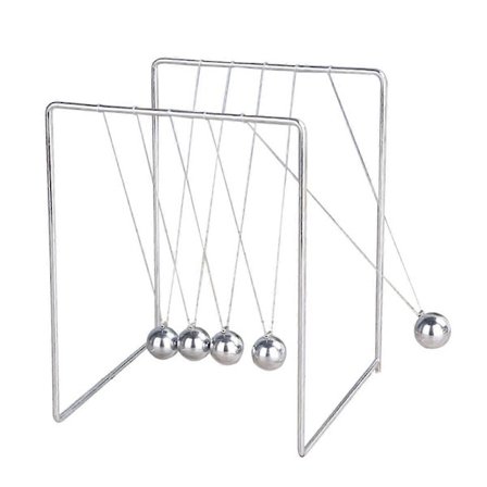 Pendel med svängande kulor, prydnad, heminredning, skrivbordsdekor, hjärnleksak, hemdekoration (FMY)