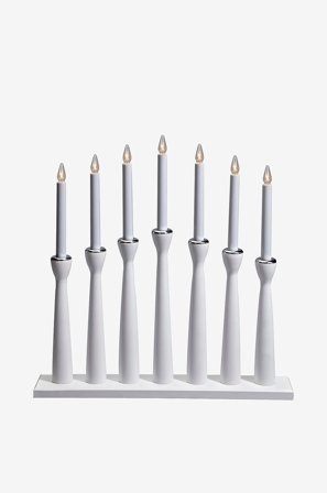 Markslöjd - El-lysestage Måseskär - Hvid - Adventslysestager - Fra Homeroom