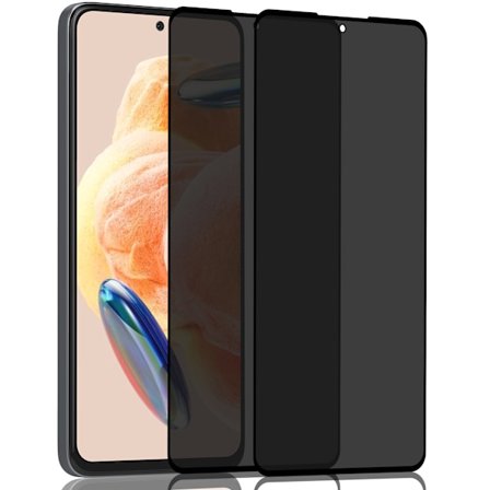 2-Pack Xiaomi Redmi Note 12 Pro Privacy Näytönsuoja - Karkaistu Lasi 9H - Super laatu 3D