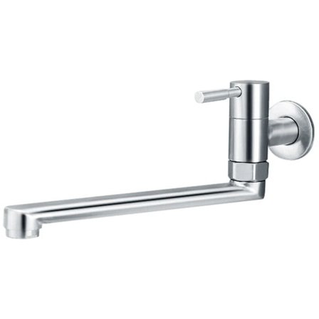 Kök 180 graders roterande diskbänk mopp rostfritt stål förlängd enkel kall kran