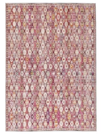 Washable Large Nenax Rug - Red/Pink 240X340 In Classic Style