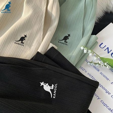 KANGOL Gymshorts för damer Sommarmode Basketsportshorts green1 S