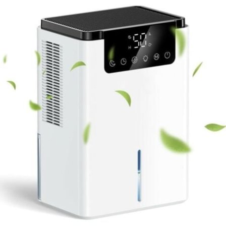 Affugter, bærbar affugter, 1,5L vandtankkapacitet, egnet til hjemmet, soveværelset, kontoret/NC/