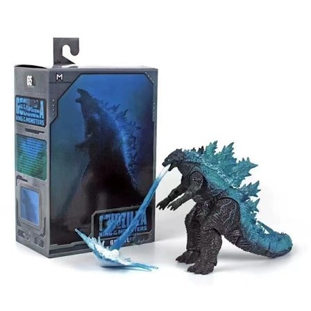 Neca 2024 Godzilla vs Kong: Empire Filmen Burning Godzilla Action Figur Legetøj Godzilla Titan Monster Samlerobjekt Model Børn Kreativ Gave Blå