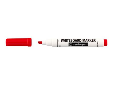 CENTROPEN Whiteboardpenna skuren röd - Lyreco - Kontorsmaterial - Pennor - Whiteboardpennor - Skuren spets