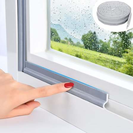 6M Vindustetning Lydisolering Dørstrekkforsegling, Selvklebende