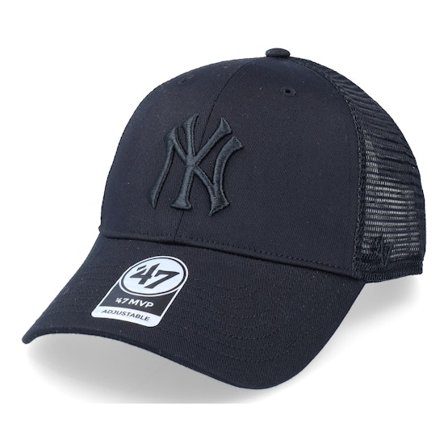 47 Brand - MLB Schwarz trucker Cap - New York Yankees Branson Mvp Black Trucker @ Hatstore