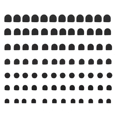 84 stk. Hælspidsudskiftning til høje hæle, skridsikre sko Reparation Hælspidser Beskytter