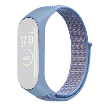 Xiaomi Mi Band 7 / 6 / 5 klockarmband i nylon - Himmelsblå