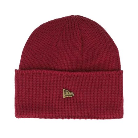 New Era - Röd cuff Beanie - Ne Wide Beanie Red Cuff @ Hatstore