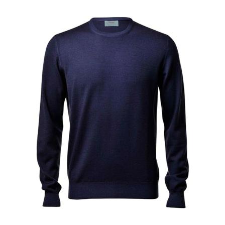 Gran Sasso - Stickade Tröjor - Blå - Herr - Storlek: 4xl, Herr, Storlek: 4XL