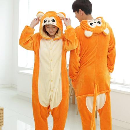 Charmander Voksen Onesie Kostyme Pyjamas Bokuke Cosplay 110 Gul Yellow L