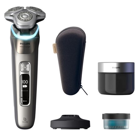 Philips i9000 Prestige Barbermaskin XP9208/30 Langvarig tett barbering, intelligent hudkomfort med SkinIQ-teknologi